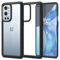 OnePlus 9 Pro Case Ultra Hybrid in black showing the back and front